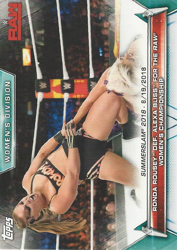 WWE Topps Women Division 2019 Ronda Rousey #82