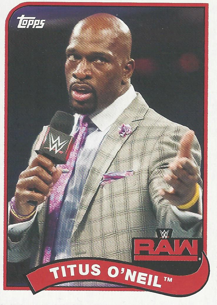 WWE Topps Heritage 2018 Titus O'Neil #82