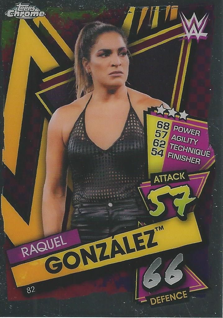 WWE Topps Slam Attax Chrome 2021 Raquel Gonzalez #82