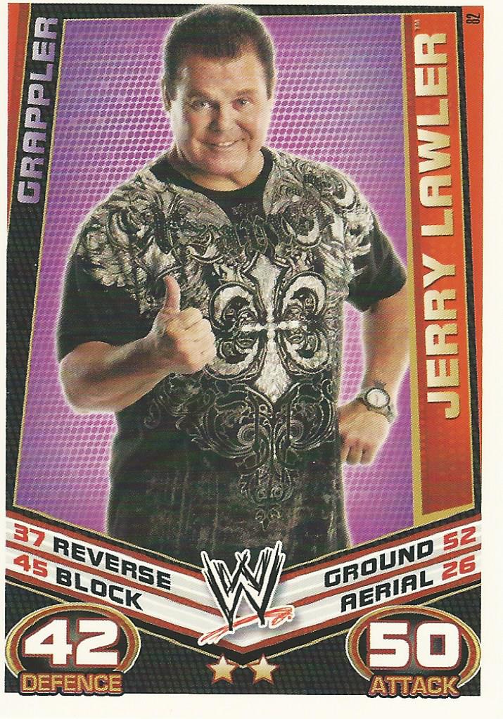 WWE Topps Slam Attax Rebellion 2012 Jerry Lawler #82