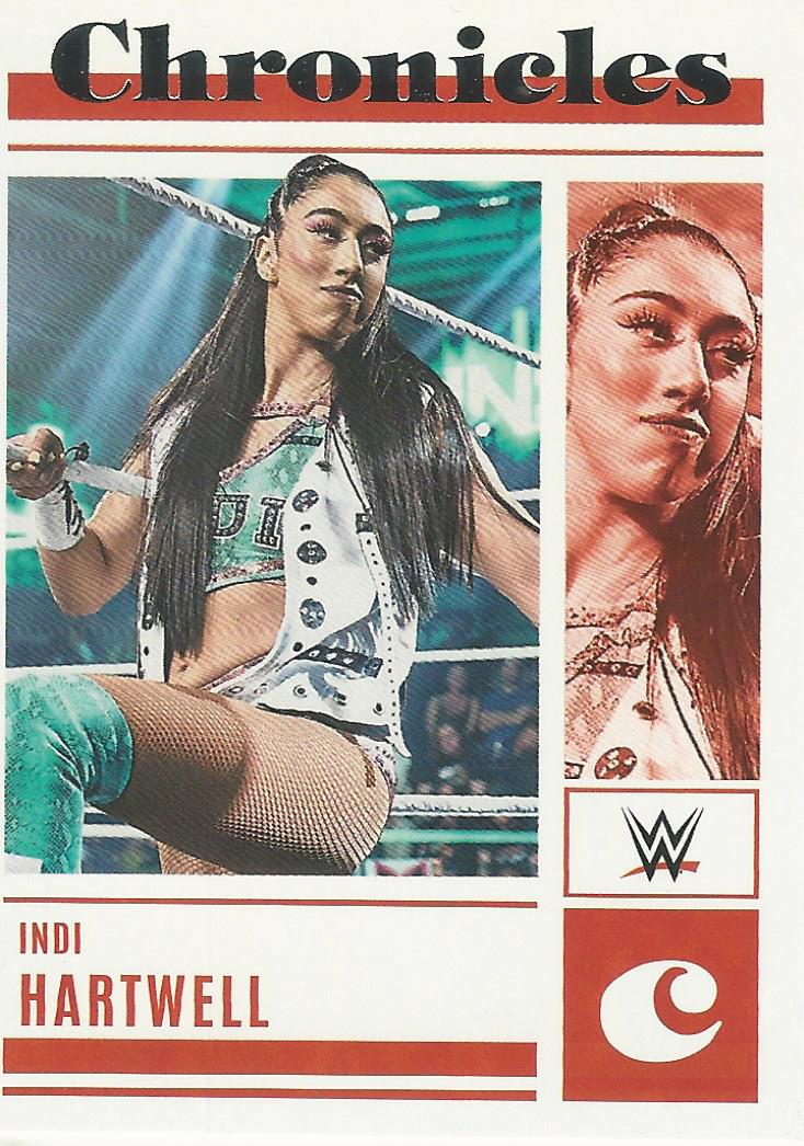 WWE Panini Chronicles 2023 Indi Hartwell #83