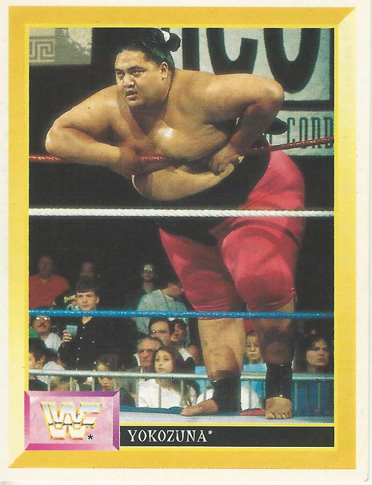 WWF Merlin Sticker 1994 Yokozuna #83