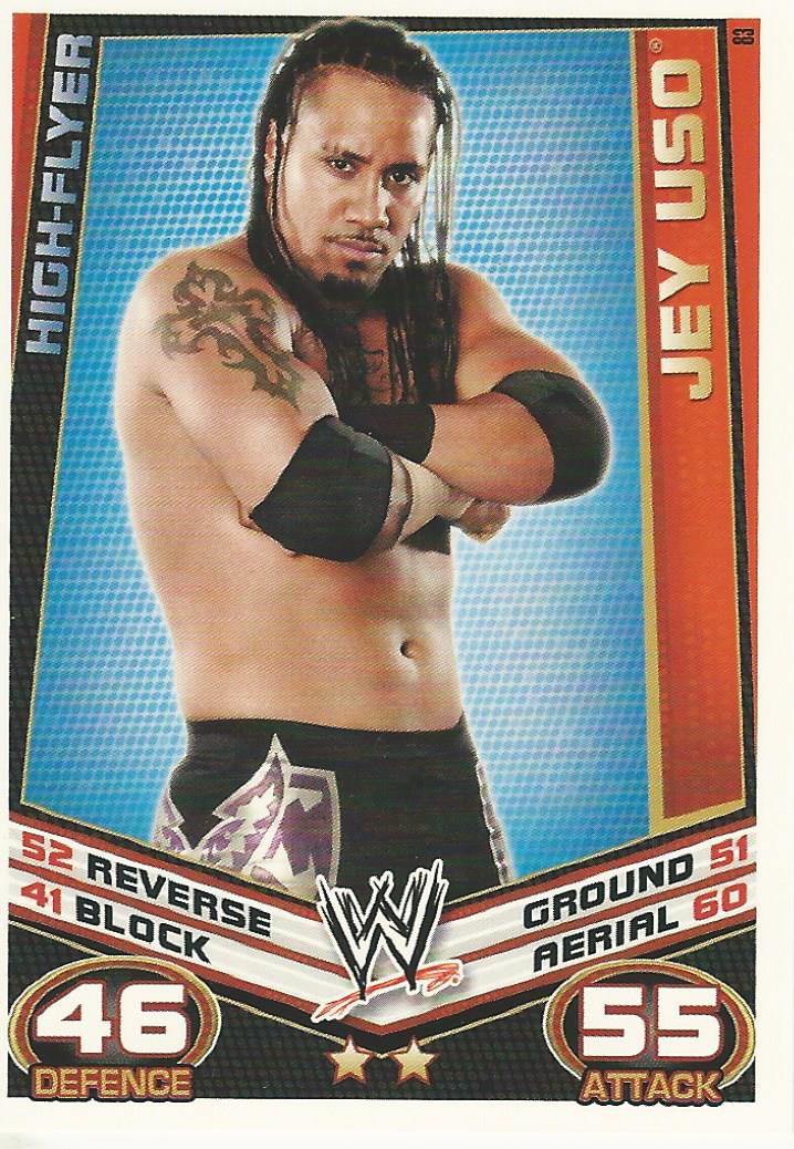 WWE Topps Slam Attax Rebellion 2012 Jey Uso #83