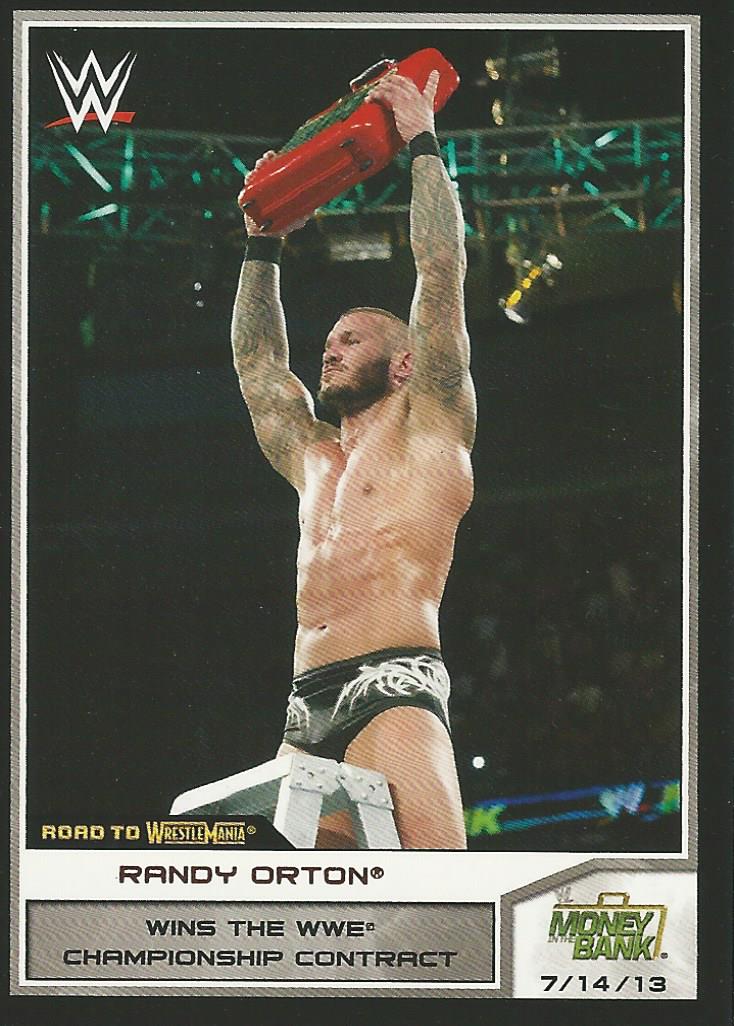WWE Topps Road to Wrestlemania 2014 Randy Orton #23