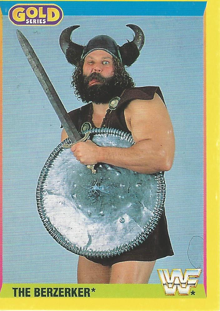 WWF Merlin Gold Series 2 1992 The Berzerker #84
