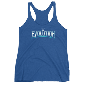 WWE Evolution Logo Women's Racerback Tank Top