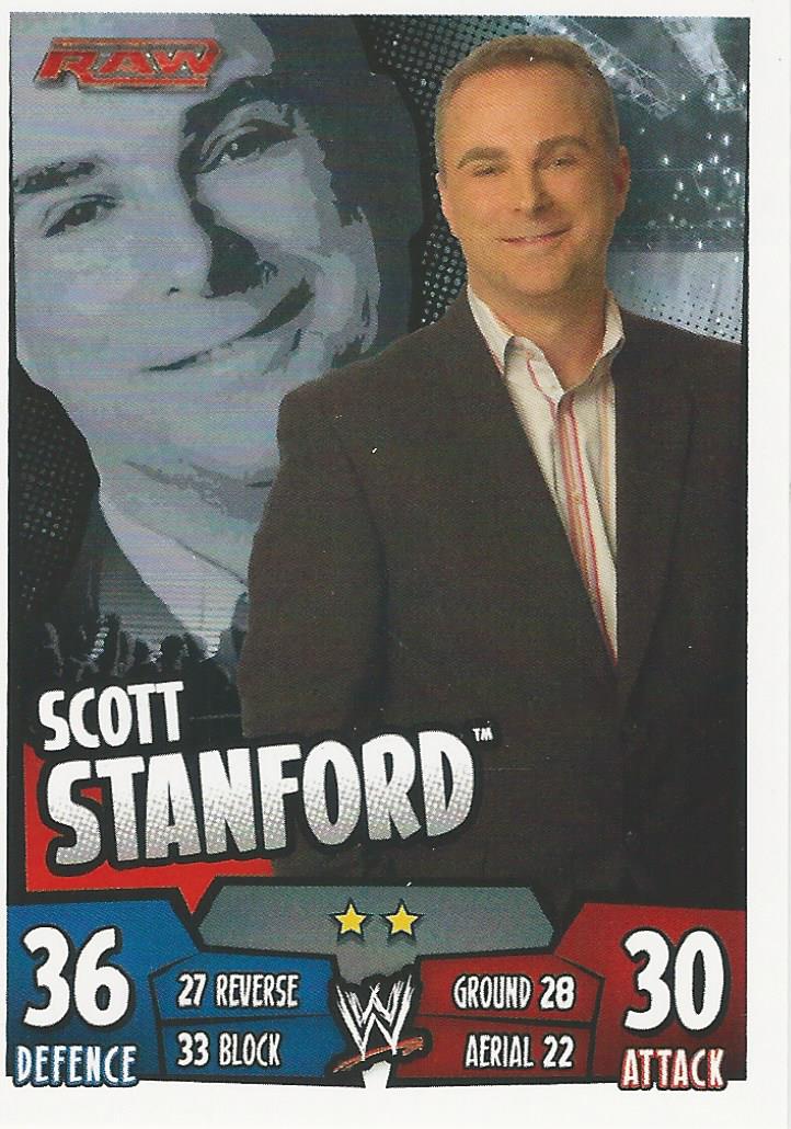 WWE Topps Slam Attax Rumble 2011 Scott Stanford #85