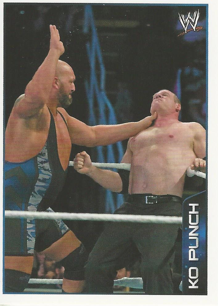 WWE Topps A-Z Sticker Collection 2014 Big Show vs Kane #85