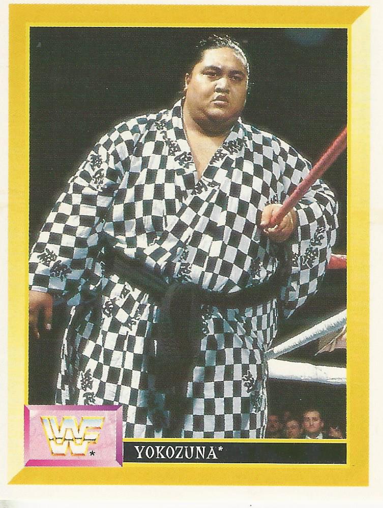 WWF Merlin Sticker 1994 Yokozuna #85