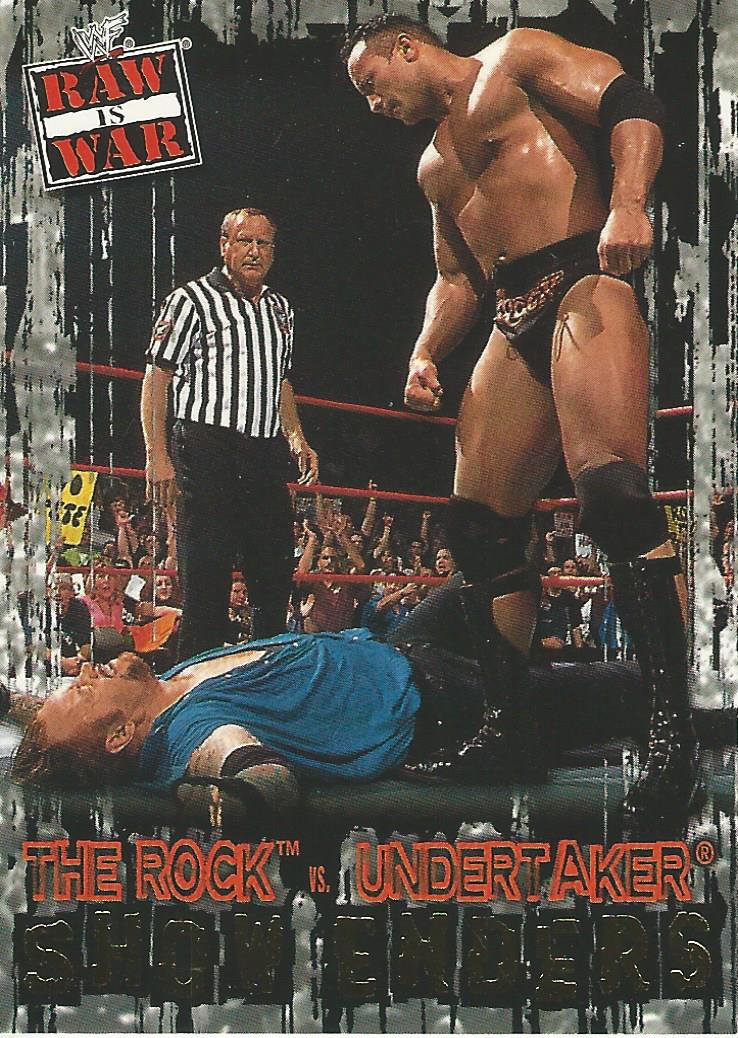 WWF Fleer Raw 2001 The Rock #85