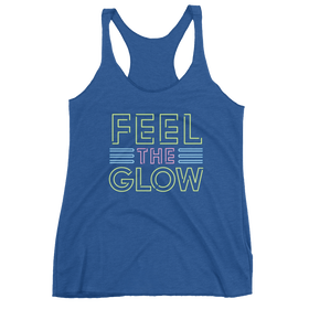 Naomi "Feel The Glow" Women's Racerback Tank Top