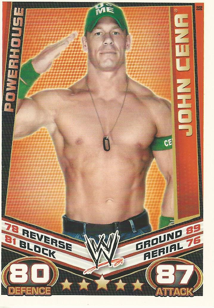 WWE Topps Slam Attax Rebellion 2012 John Cena #86