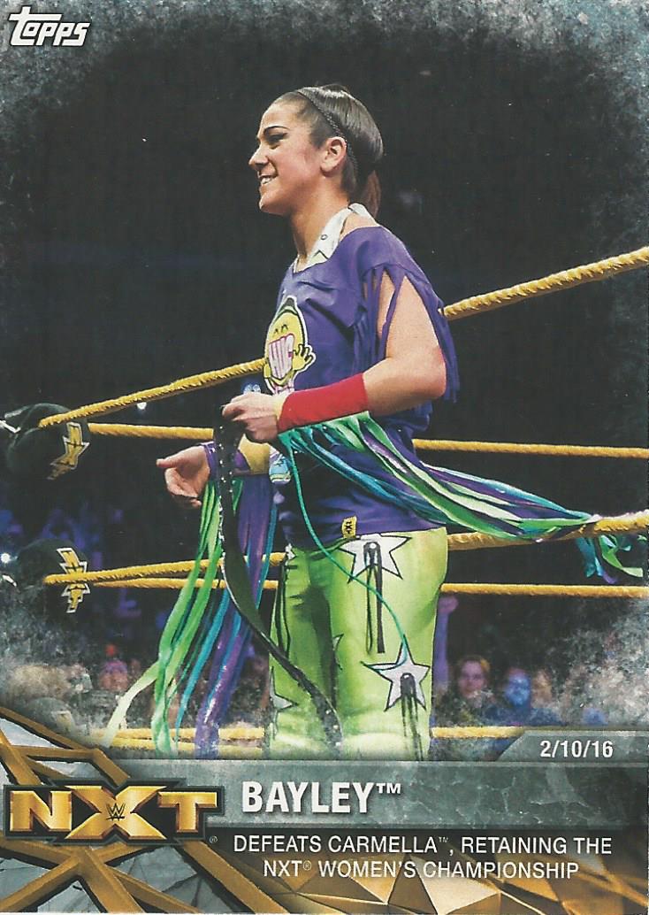 WWE Topps Women Division 2017 Bayley NXT-12 trading card PW Catalog