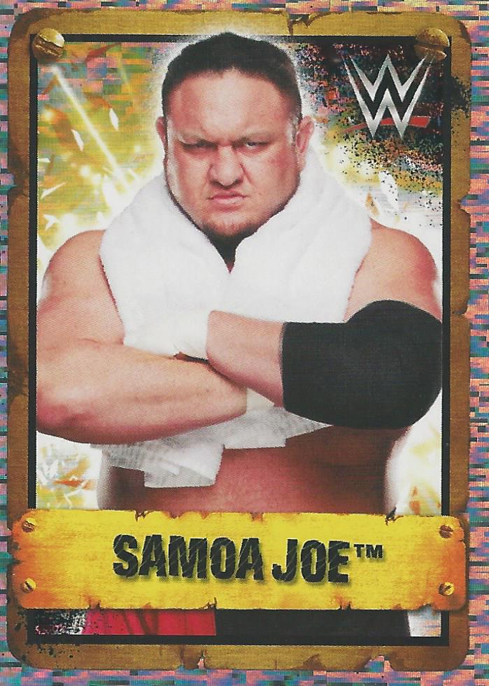 WWE Topps Stickers 2017 Samoa Joe Foil #86