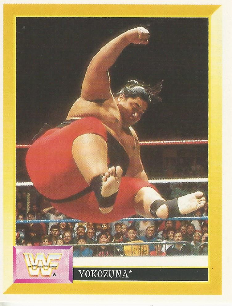 WWF Merlin Sticker 1994 Yokozuna #88