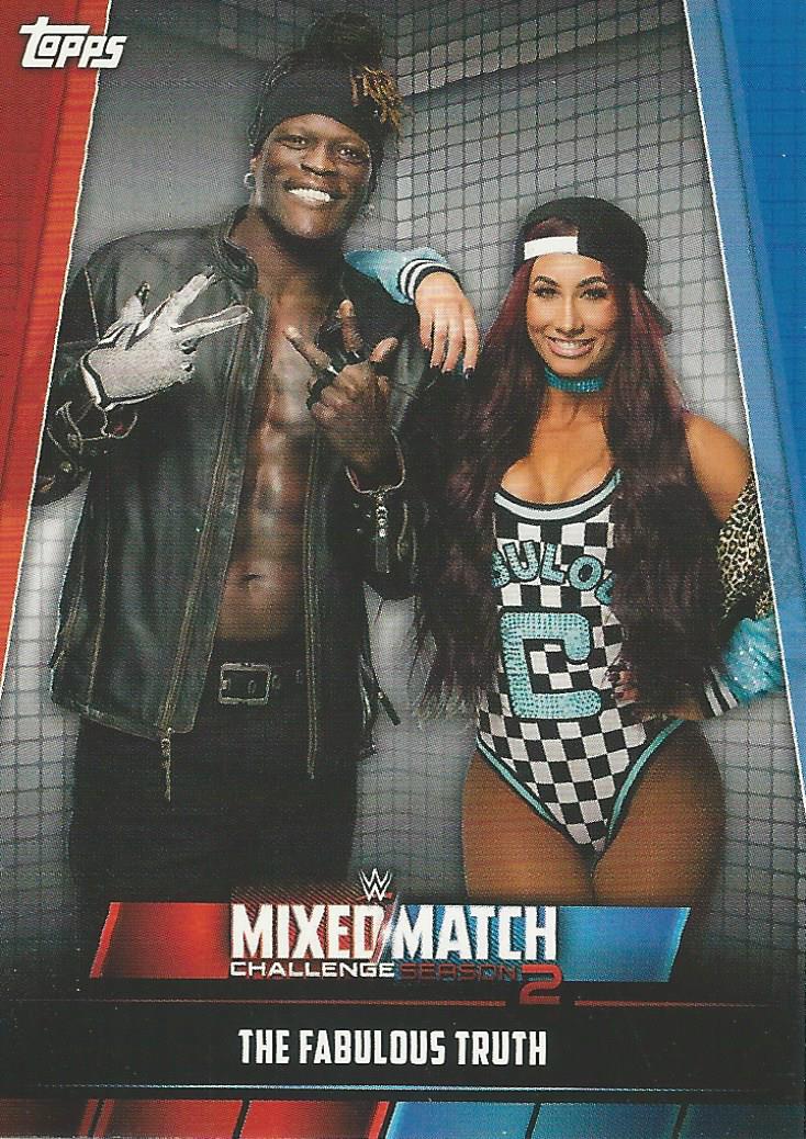 WWE Topps Women Division 2019 R-Truth and Carmella MMC-9 trading card PW Catalog