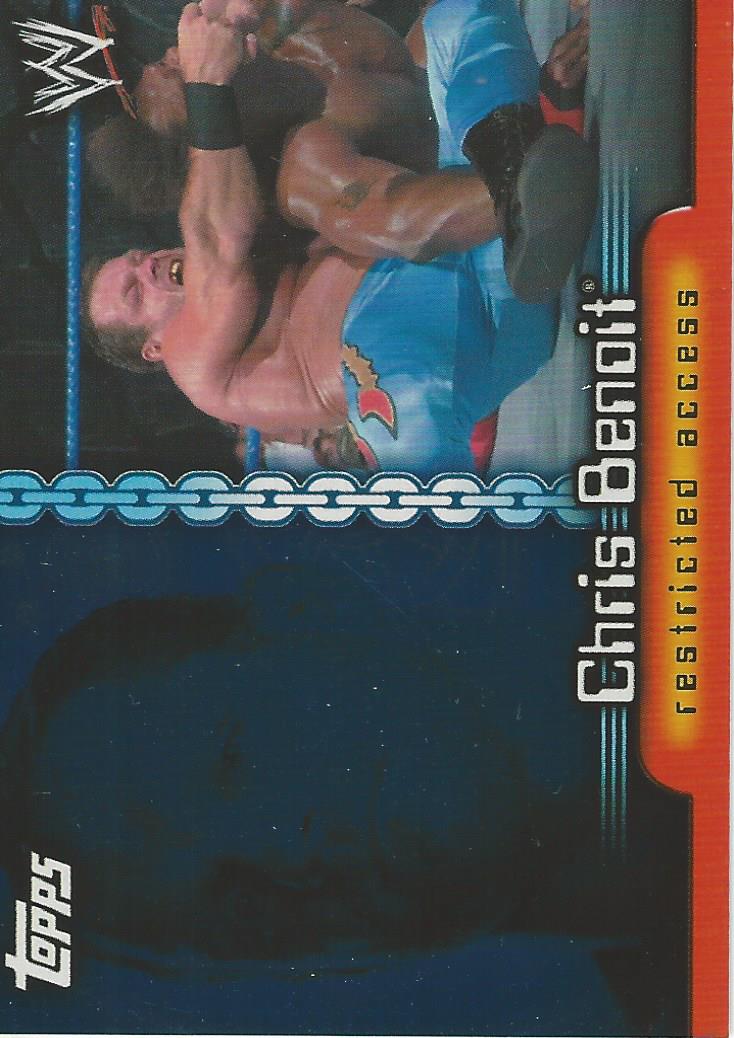 WWE Topps Insider 2006 Chris Benoit C7 trading card PW Catalog