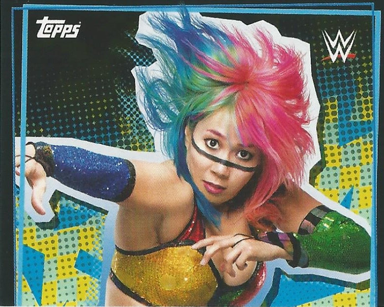WWE Topps Road to WrestleMania Stickers 2021 Asuka #89