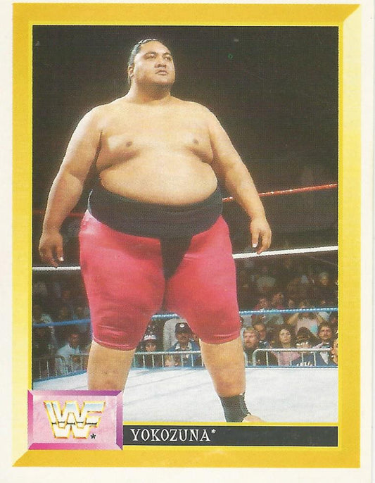 WWF Merlin Sticker 1994 Yokozuna #89