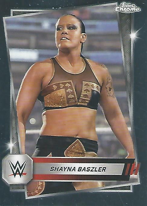 WWE Topps Chrome 2025 Trading Cards Shayna Baszler No.89 PW Catalog