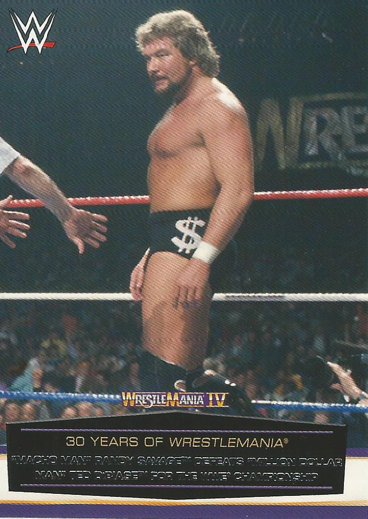 WWE Topps Road to Wrestlemania 2014 Million Dollar Man Ted Dibiase 8 of 60 trading card PW Catalog