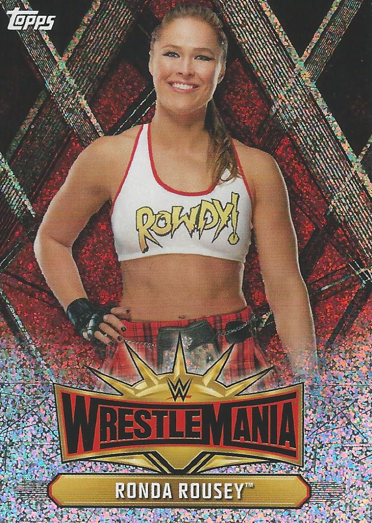 WWE Topps Champions 2019 Ronda Rousey WM-8 trading card PW Catalog