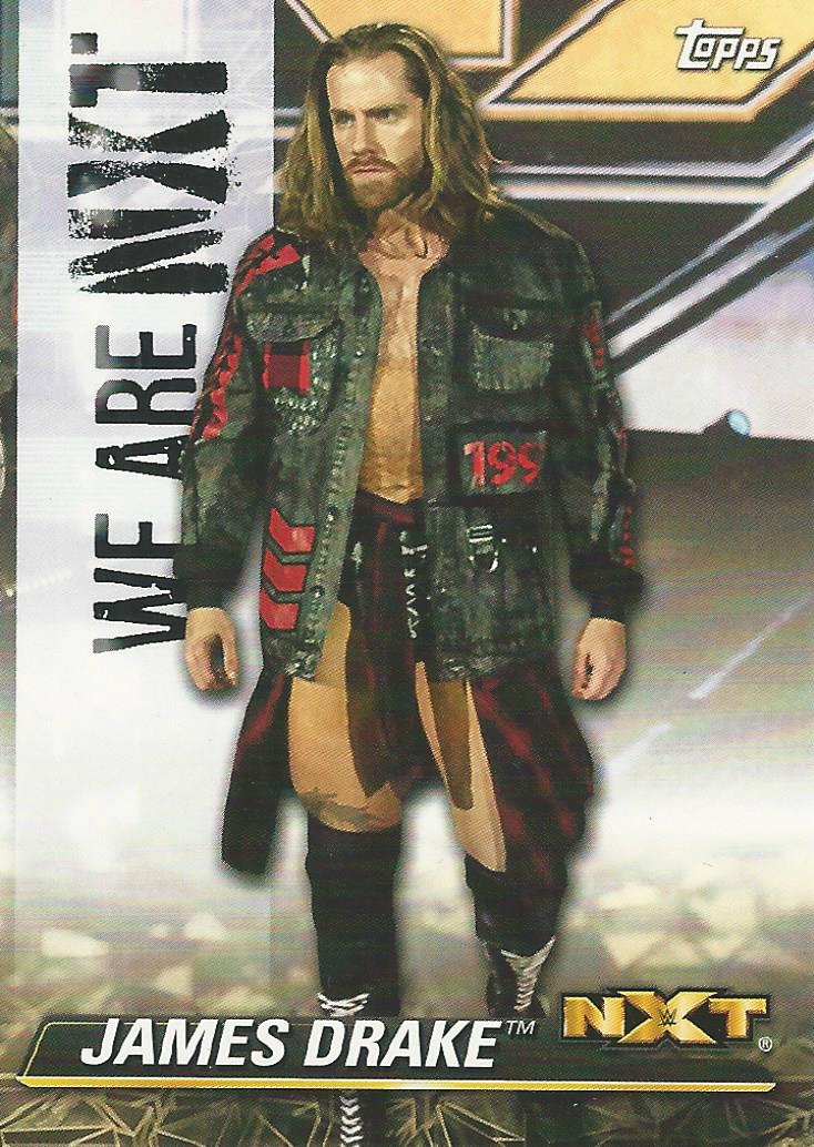 WWE Topps NXT 2021 James Drake NXT-24 trading card PW Catalog