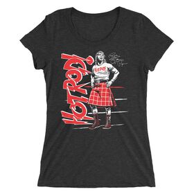 Roddy Piper "Hot Rod! Photo" Women's Tri-Blend T-Shirt