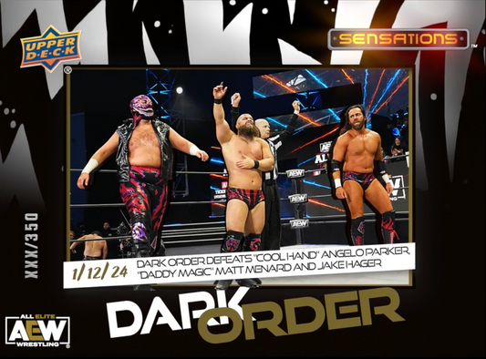 1/12/24 – Dark Order – Dark Order Defeats “Cool Hand” Angelo Parker, “Daddy Magic” Matt Menard, and Jake Hager