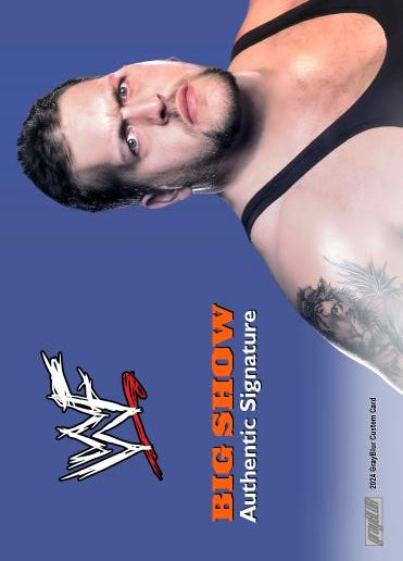 Big Show – WWF trading card PW Catalog
