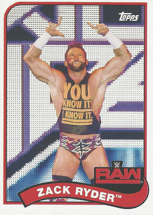 WWE Topps Heritage 2018 Zack Ryder #90