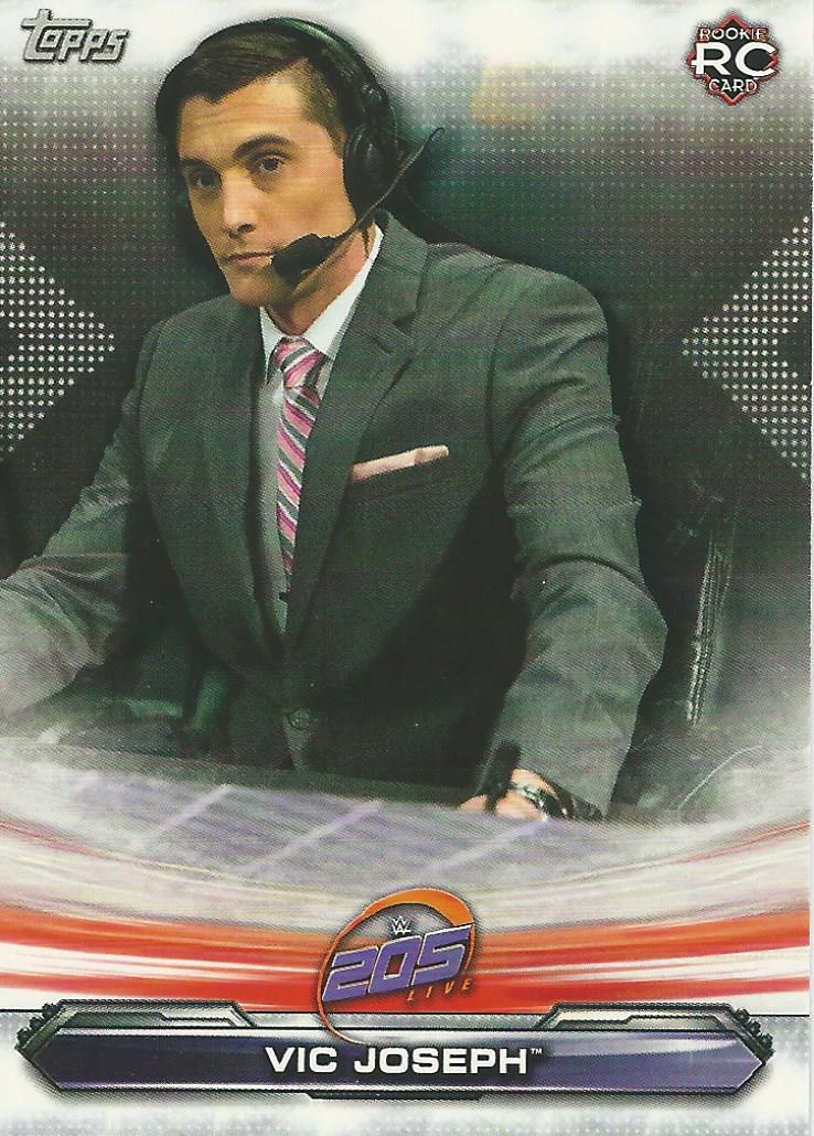 WWE Topps Raw 2019 Vic Joseph #90