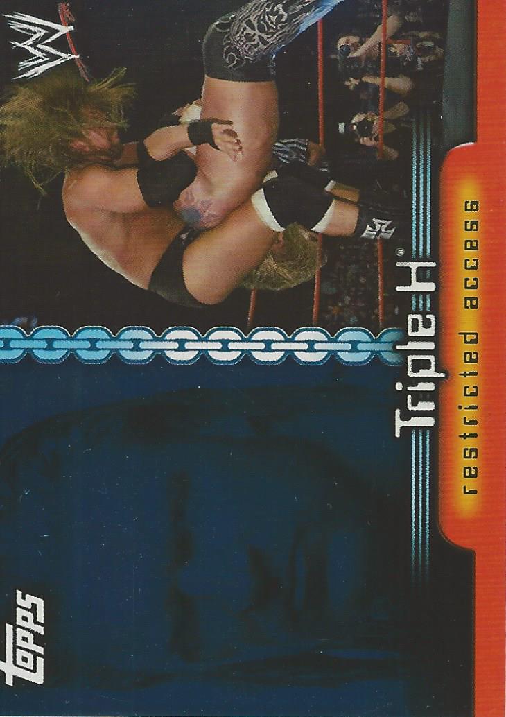 WWE Topps Insider 2006 Triple H HHH C8 trading card PW Catalog