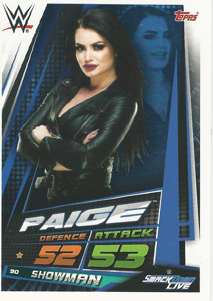 WWE Topps Slam Attax Universe 2019 Paige #90