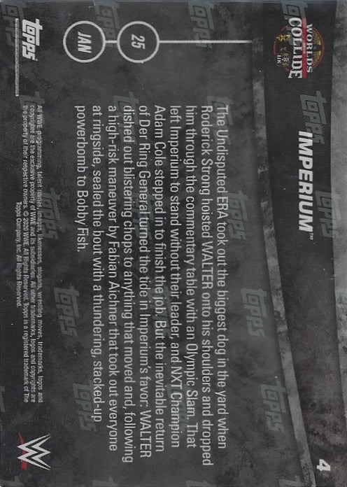 Imperium DEF. the Undisputed ERA trading card PW Catalog