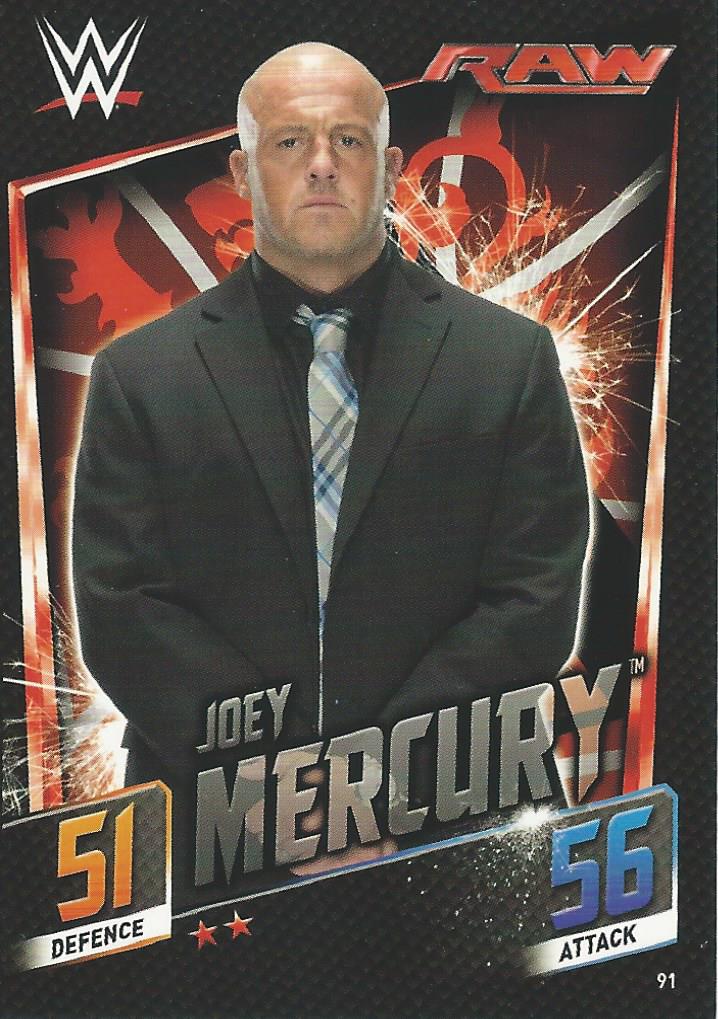 WWE Topps Slam Attax 2015 Then Now Forever Joey Mercury #91