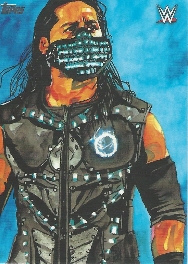 WWE Topps Undisputed 2020 Mustafa Ali RS-1 trading card PW Catalog