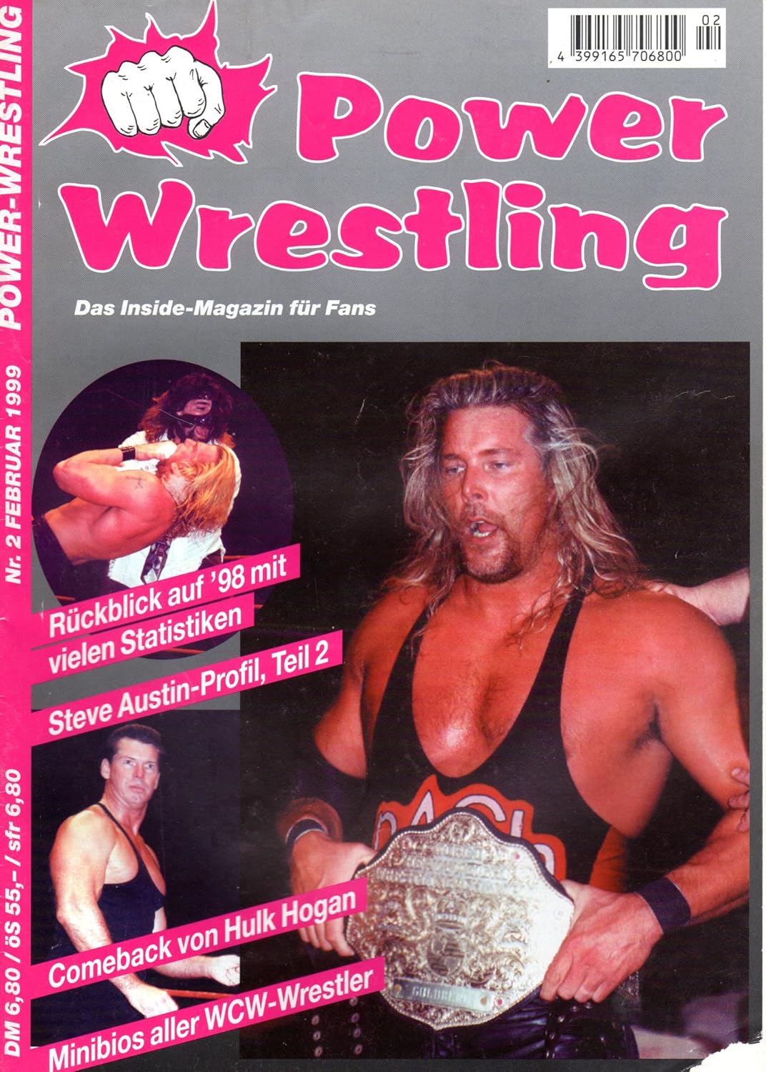 Power Wrestling Magazine February 1999 Magazine PWcatalog