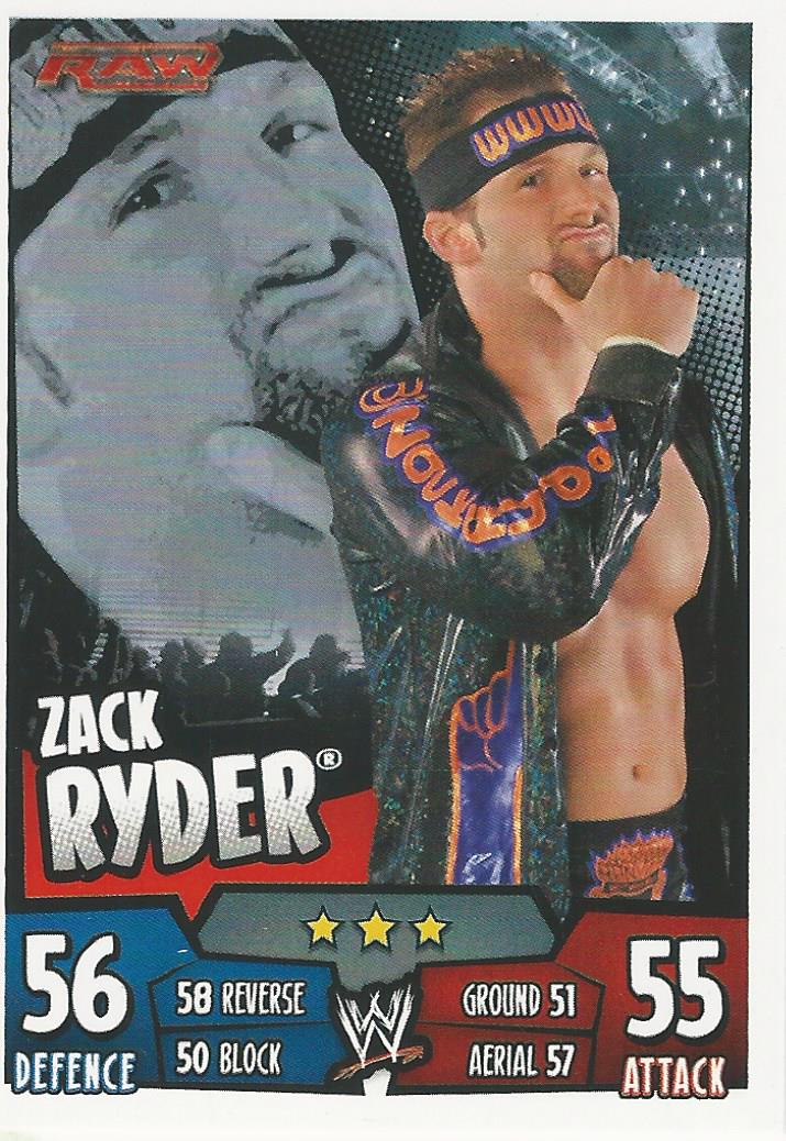WWE Topps Slam Attax Rumble 2011 Zack Ryder #92