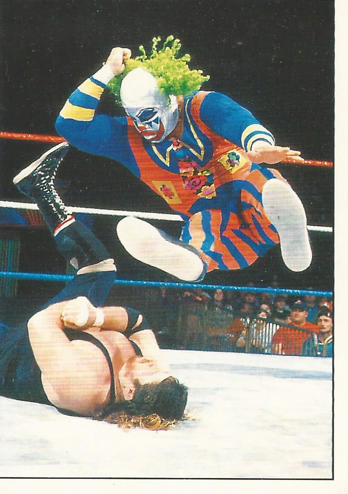 WWF Panini 1995 Sticker Collection Doink the Clown #92
