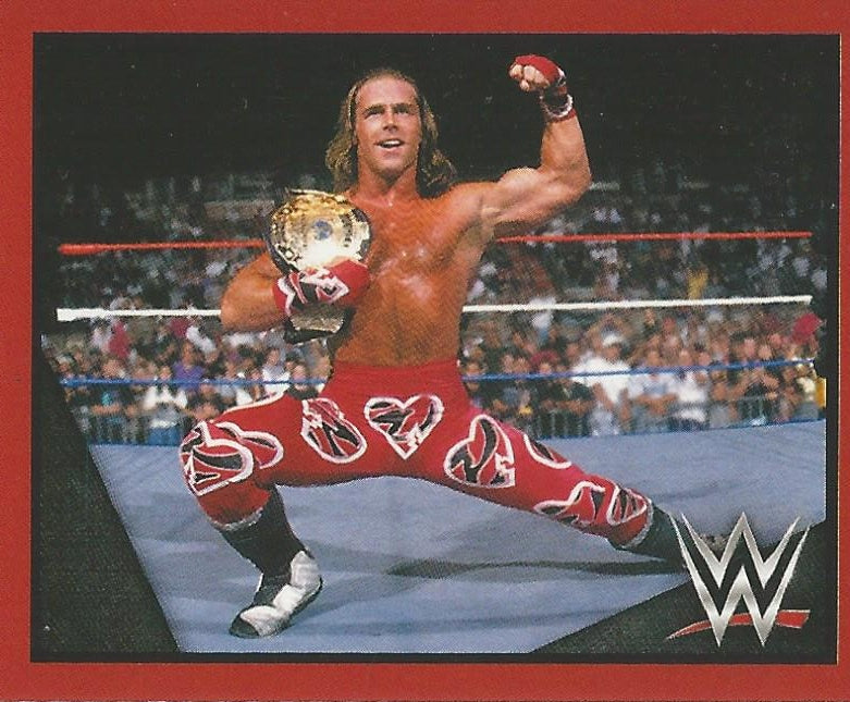 WWE Topps Then Now Forever 2016 Stickers Shawn Michaels #92