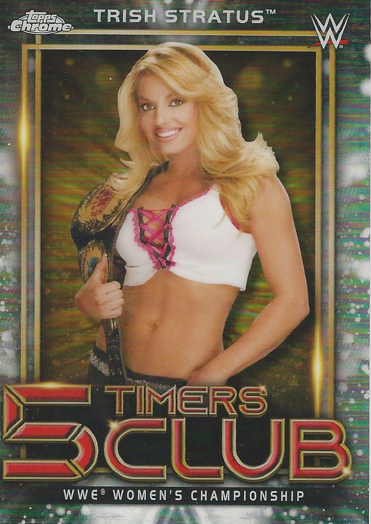 WWE Topps Chrome 2021 Trish Stratus 5T-19 trading card PW Catalog