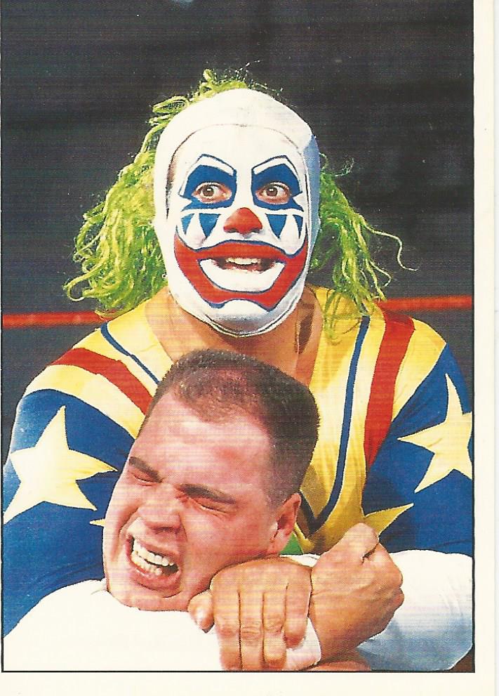 WWF Panini 1995 Sticker Collection Doink the Clown #93