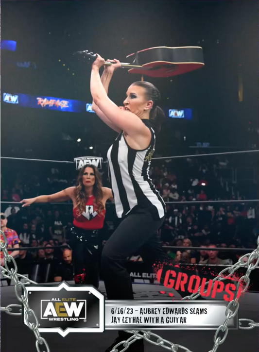 6/16/23 – Aubrey Edwards, Mark and Papa Briscoe – Aubrey Edwards Slams JAY Lethal With a Guitar