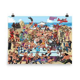 Bill Main "SummerSlam" Giclée Print