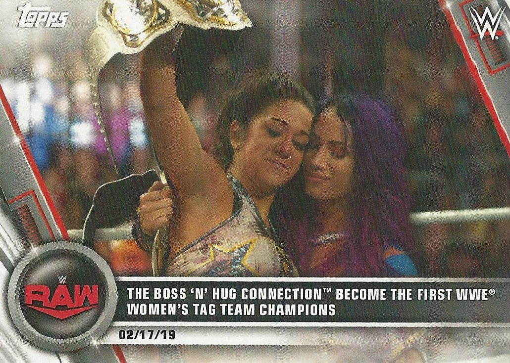 WWE Topps Women Division 2020 Bayley and Sasha Banks #11