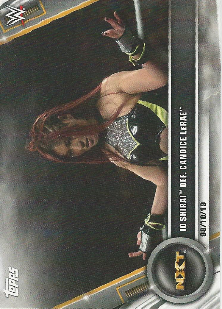 WWE Topps Women Division 2020 IO Shirai #60