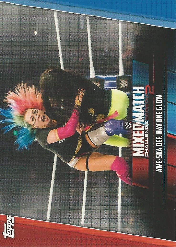 WWE Topps Women Division 2019 Asuka MMC-21 trading card PW Catalog