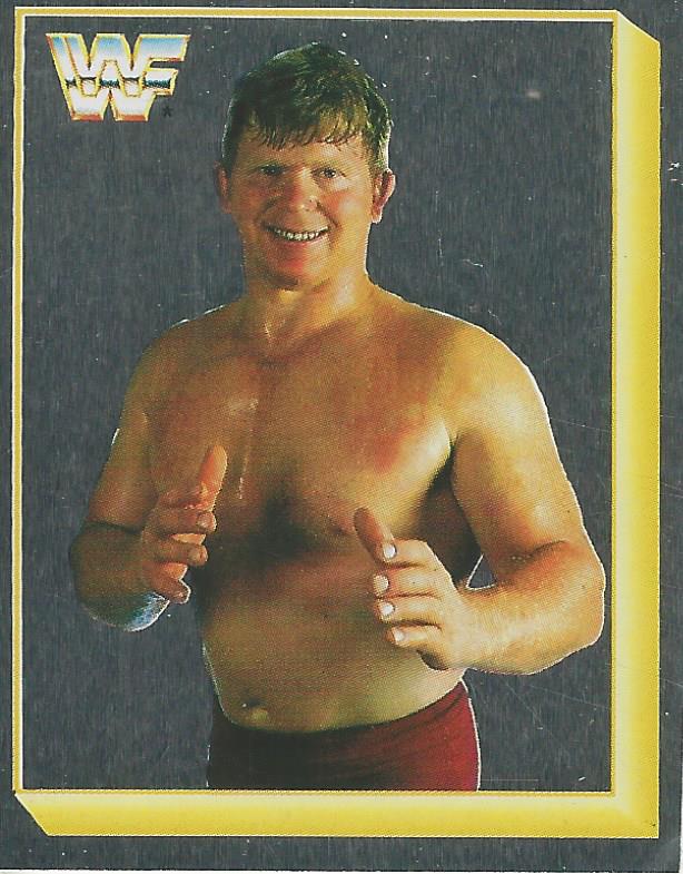 WWF Merlin Sticker 1994 Bob Backlund Foil #19