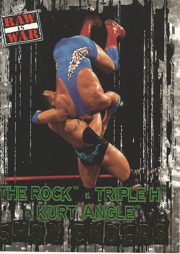 WWF Fleer Raw 2001 The Rock #95